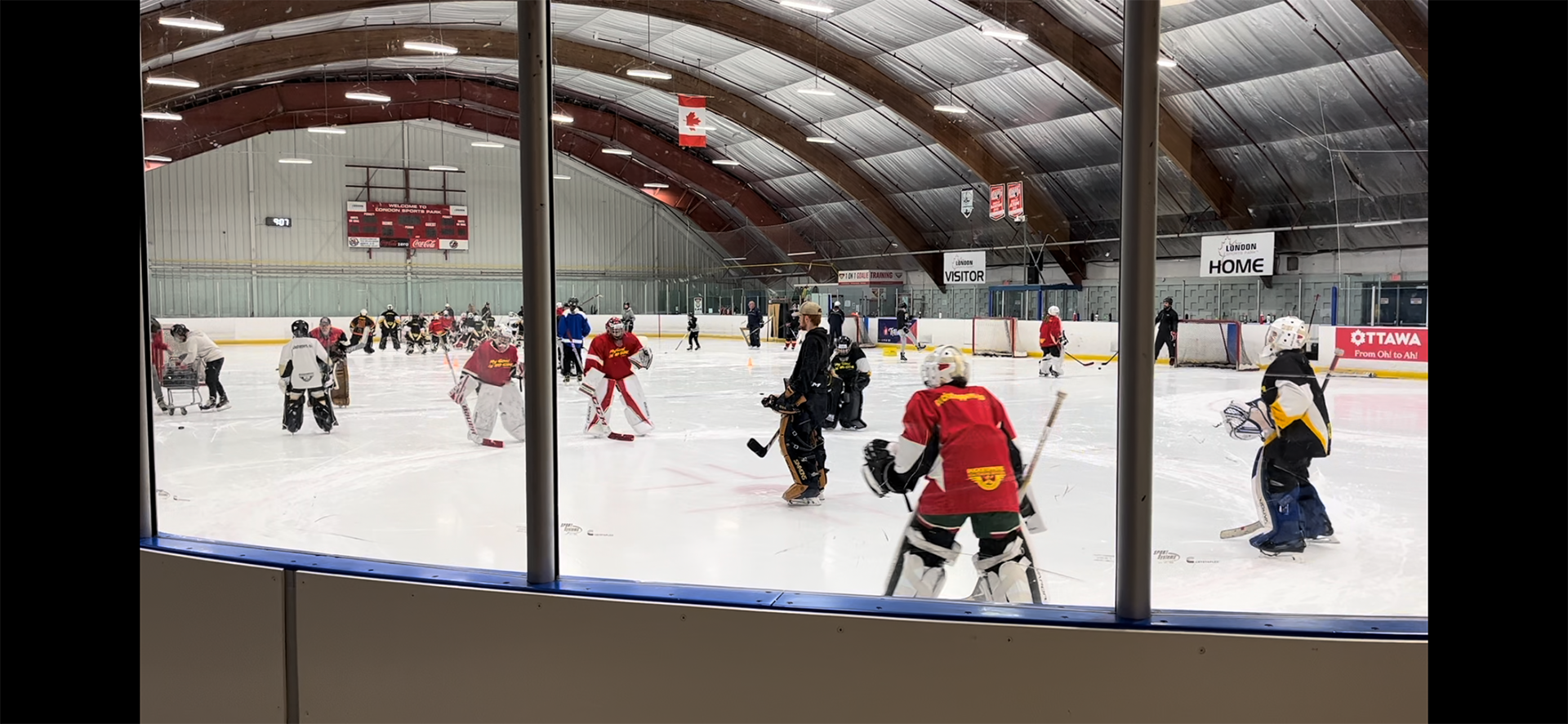 Children at a Puckstoppers summer camp