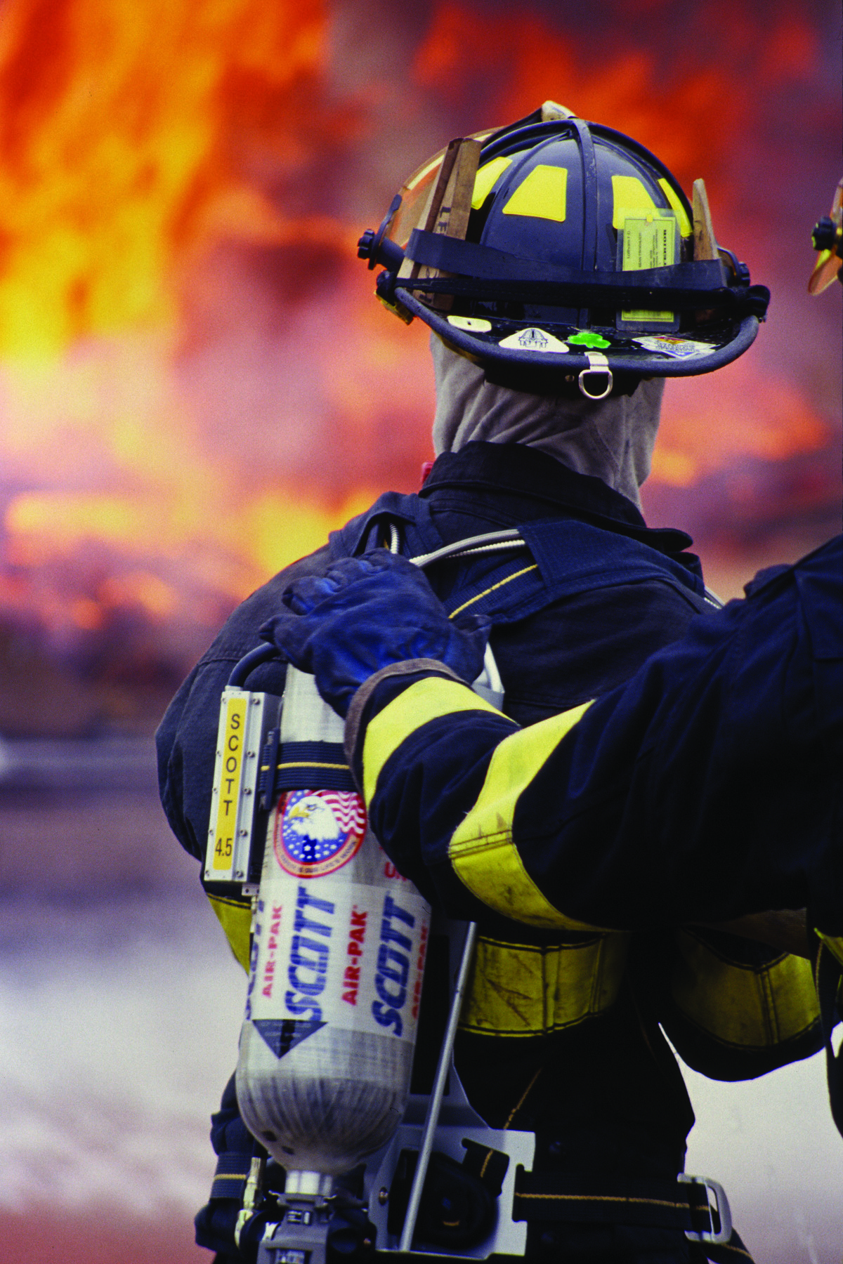 FDNY firefighters at a manufacturing facility
